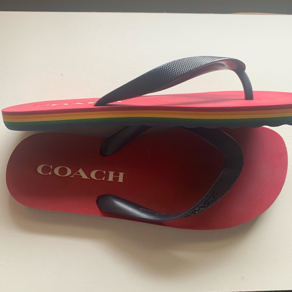 Coach Flip Flops